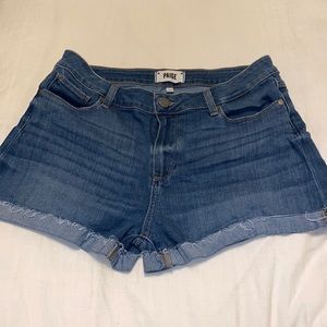 Paige denim jean shorts